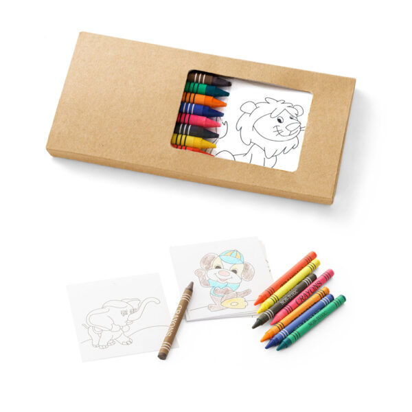 Kit para pintar em caixa de cartão - Enova Brindes Personalizados