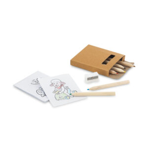 Kit para pintar em caixa de cartão - Brinde Corporativo Personalizado | Enova