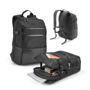 Mochila para notebook 15’6” em 840D jacquard - Enova Brindes Personalizados