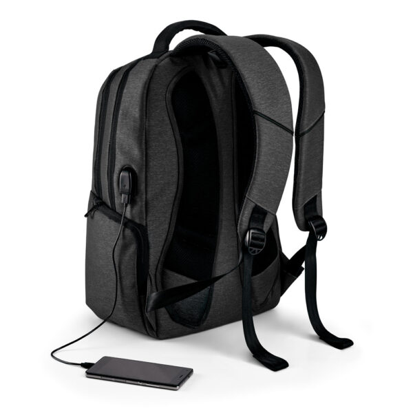 Mochila para notebook 17'' em Nylon 2Tone impermeável - Brinde Corporativo Personalizado | Enova