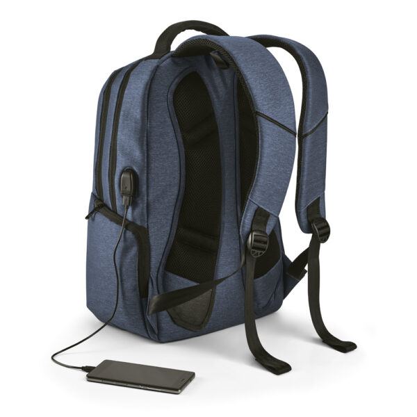 Mochila para notebook 17'' em Nylon 2Tone impermeável - Brinde Corporativo Personalizado | Enova