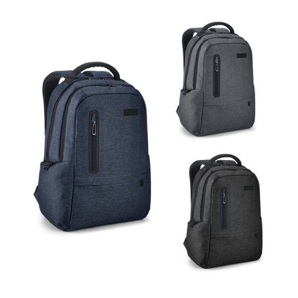 Mochila para notebook 17” em Nylon 2Tone impermeável - Enova Brindes Personalizados