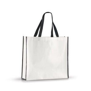 Sacola em non-woven laminado (120 g/m²) - Brinde Corporativo Personalizado | Enova