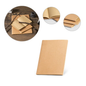 Caderno A5 com capa em cartão (250 g/m²) - Enova Brindes Personalizados