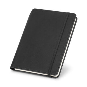 Caderno A5 em c.sintético com folhas pautadas - Brinde Corporativo Personalizado | Enova