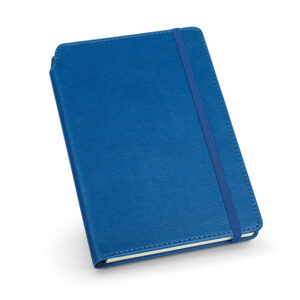 Caderno A5 em c.sintético com folhas pautadas - Brinde Corporativo Personalizado | Enova