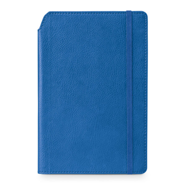 Caderno A5 em c.sintético com folhas pautadas - Brinde Corporativo Personalizado | Enova