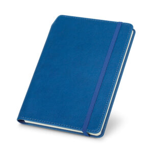 Caderno A5 em c.sintético com folhas pautadas - Brinde Corporativo Personalizado | Enova