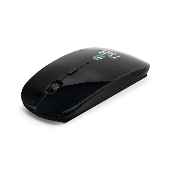 Mouse wireless 2'4G em ABS 100% reciclado - Brinde Corporativo Personalizado | Enova