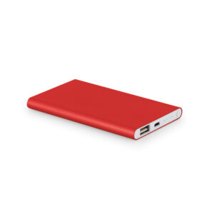 Bateria portátil slim em alumínio 4'000 mAh - Brinde Corporativo Personalizado | Enova