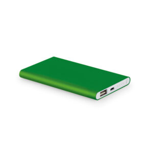 Bateria portátil slim em alumínio 4'000 mAh - Brinde Corporativo Personalizado | Enova