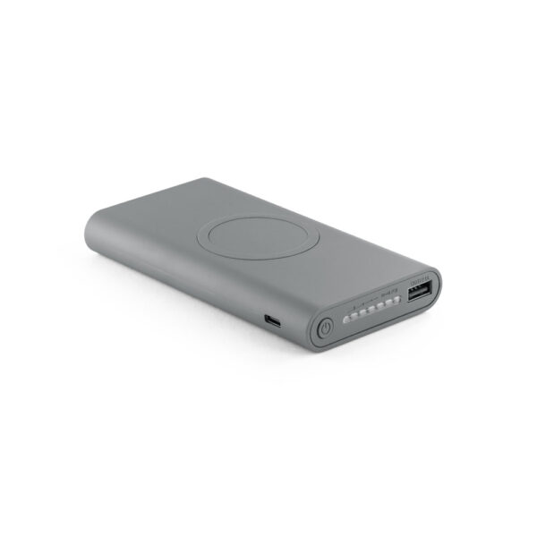 Bateria portátil wireless em ABS 10'000 mAh - Brinde Corporativo Personalizado | Enova