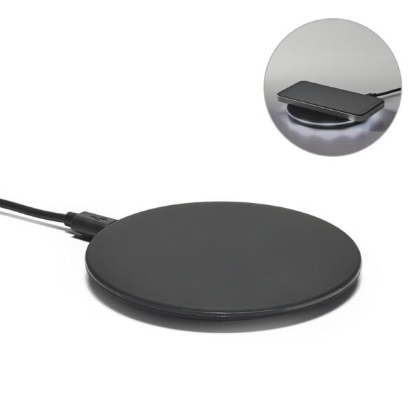 Carregador wireless rápido em ABS - Enova Brindes Personalizados