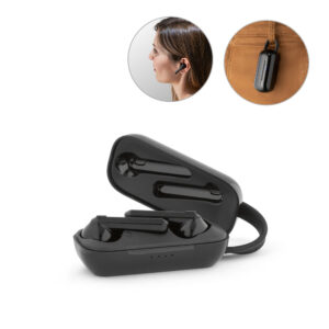 Fones de ouvido wireless em ABS - Enova Brindes Personalizados