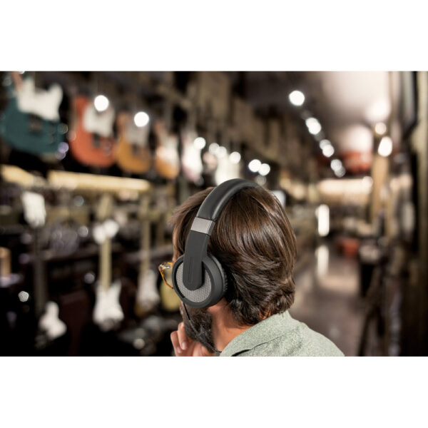 Fones de ouvido wireless em ABS E PU com microfone - Brinde Corporativo Personalizado | Enova