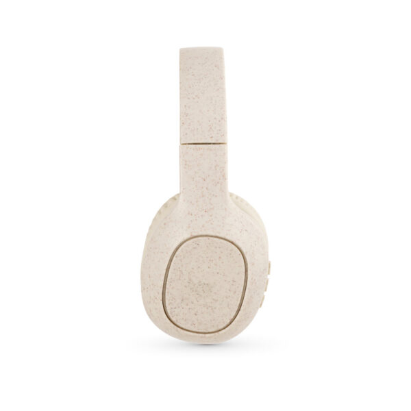 Fones de ouvido wireless dobráveis em fibra de palha de trigo e ABS - Brinde Corporativo Personalizado | Enova