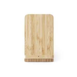 Carregador wireless em bambu 10W - Brinde Corporativo Personalizado | Enova