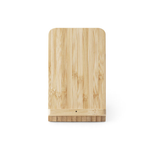 Carregador wireless em bambu 10W - Brinde Corporativo Personalizado | Enova
