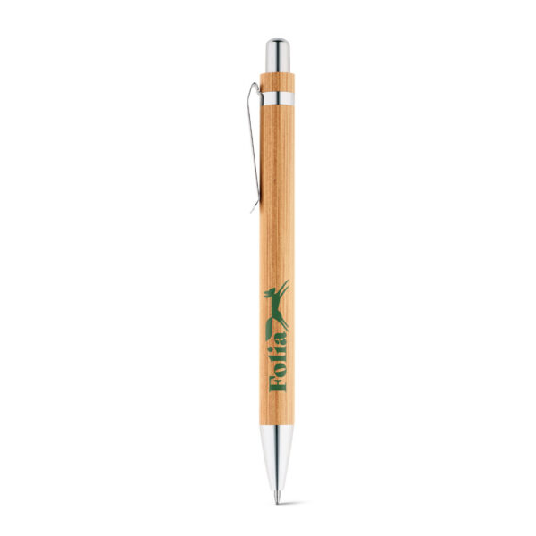 Conjunto de esferográfica e lapiseira em bambu - Brinde Corporativo Personalizado | Enova