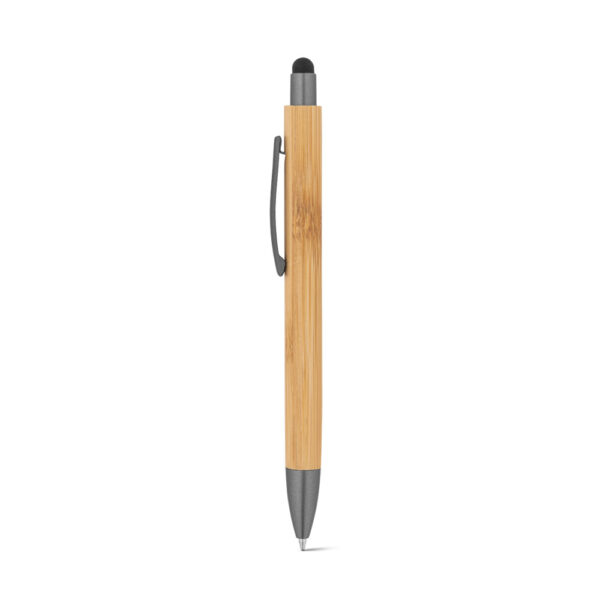 Esferográfica em bambu com acabamento em mate - Brinde Corporativo Personalizado | Enova