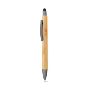 Esferográfica em bambu com acabamento em mate - Brinde Corporativo Personalizado | Enova