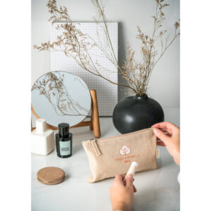 Bolsa multifunções em 70% algodão reciclado e 30% poliéster reciclado (140 g/m²) - Brinde Corporativo Personalizado | Enova