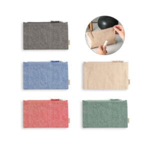 Bolsa multifunções em 70% algodão reciclado e 30% poliéster reciclado (140 g/m²) - Enova Brindes Personalizados