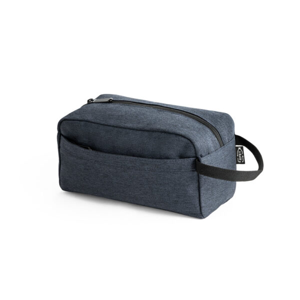 Bolsa de cosméticos em 600D poliéster reciclado - Brinde Corporativo Personalizado | Enova