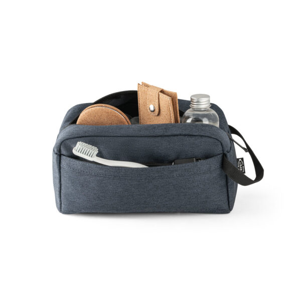 Bolsa de cosméticos em 600D poliéster reciclado - Brinde Corporativo Personalizado | Enova