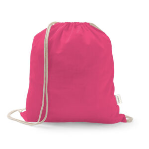 Sacola tipo mochila em 70% algodão reciclado e 30% poliéster reciclado (140 g/m²) - Brinde Corporativo Personalizado | Enova