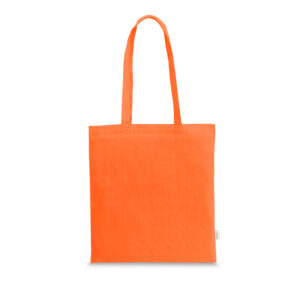 Sacola em 70% algodão reciclado e 30% poliéster reciclado (180 g/m²) sem tingimento - Brinde Corporativo Personalizado | Enova
