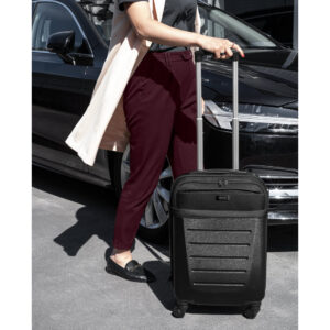 Mala de viagem executivo em ABS e 600D com 4 rodas duplas giratórias - Brinde Corporativo Personalizado | Enova