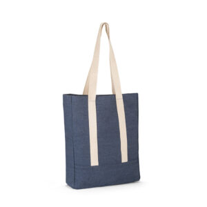 Sacola casual em denim reciclado (300 g/m²) - Brinde Corporativo Personalizado | Enova