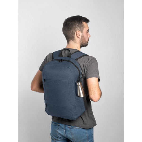 Mochila para notebook portátil em 300D poliéster reciclado (100% rPET) 15'6" - Brinde Corporativo Personalizado | Enova