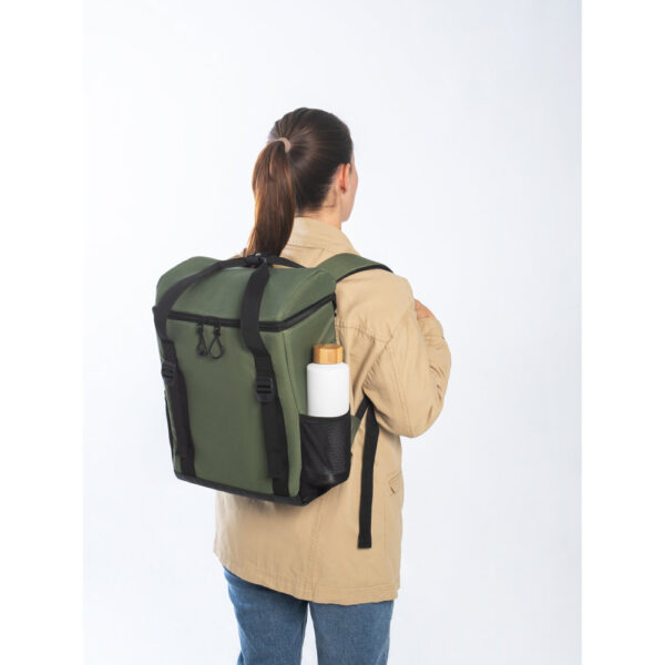 Mochila térmica almofadada em 600D ripstop em poliéster reciclado (100% rPET) 16 L - Brinde Corporativo Personalizado | Enova