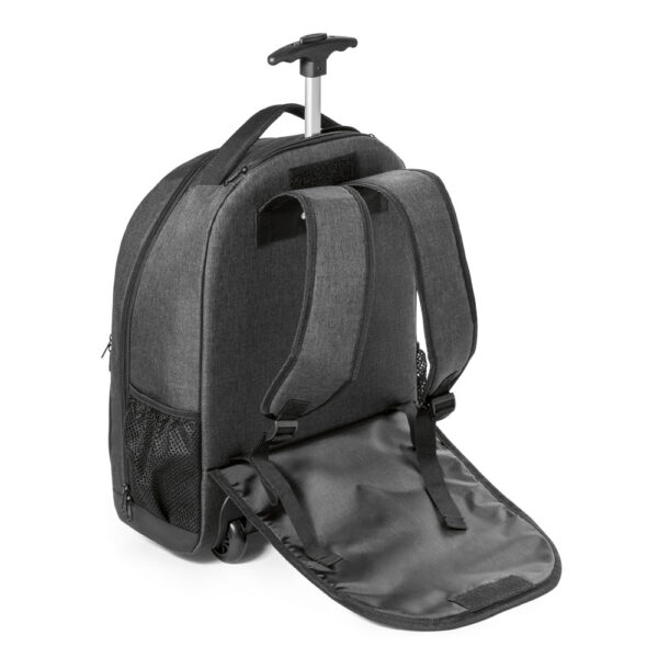 Mochila trolley para notebook 15'6'' em 600D de alta densidade e poliéster 600D impermeável - Brinde Corporativo Personalizado | Enova