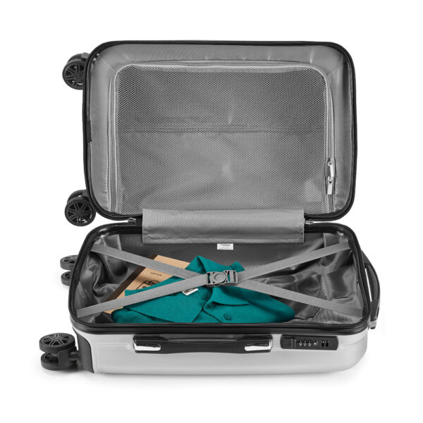 Mala de viagem executivo em ABS e PET com interior forrado - Brinde Corporativo Personalizado | Enova