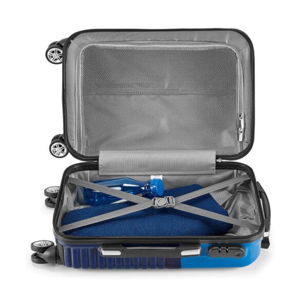 Mala de viagem executivo em ABS e PC com interior forrado - Brinde Corporativo Personalizado | Enova