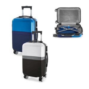 Mala de viagem executivo em ABS e PC com interior forrado - Enova Brindes Personalizados