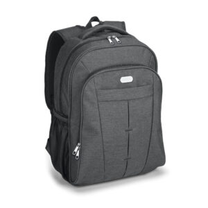 Mochila para notebook 17'' em 600D de alta densidade com compartimento forrado - Brinde Corporativo Personalizado | Enova