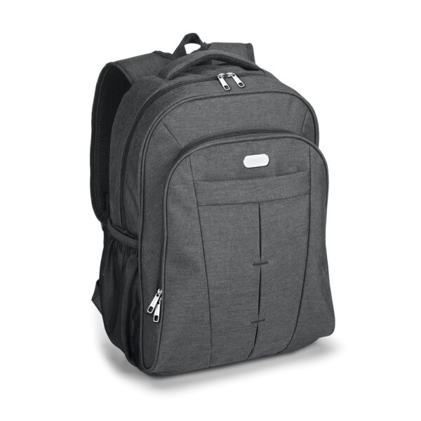 Mochila para notebook 17'' em 600D de alta densidade com compartimento forrado - Brinde Corporativo Personalizado | Enova