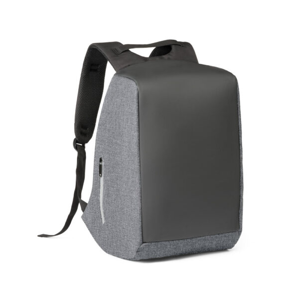 Mochila para notebook 15'6'' com sistema antirroubo em 900D de alta densidade e tarpaulin - Brinde Corporativo Personalizado | Enova