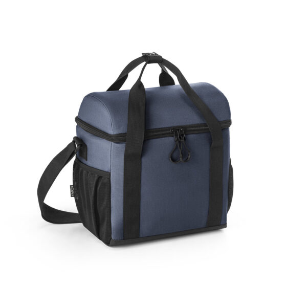 Bolsa térmica almofadada 600D ripstop em poliéster reciclado (100% rPET) - Brinde Corporativo Personalizado | Enova