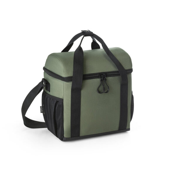 Bolsa térmica almofadada 600D ripstop em poliéster reciclado (100% rPET) - Brinde Corporativo Personalizado | Enova