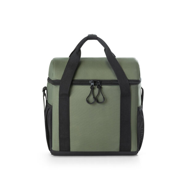 Bolsa térmica almofadada 600D ripstop em poliéster reciclado (100% rPET) - Brinde Corporativo Personalizado | Enova