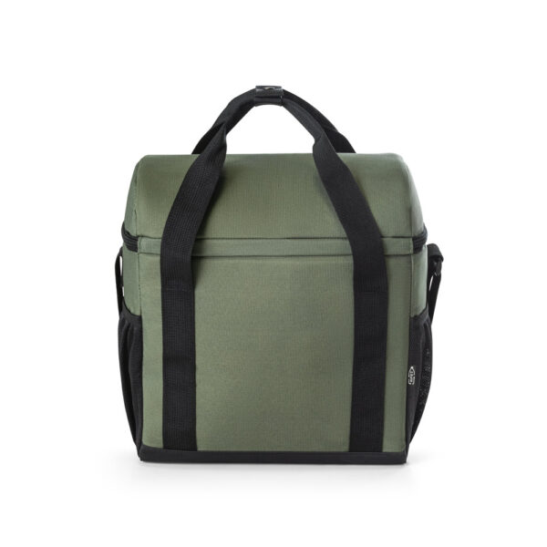 Bolsa térmica almofadada 600D ripstop em poliéster reciclado (100% rPET) - Brinde Corporativo Personalizado | Enova