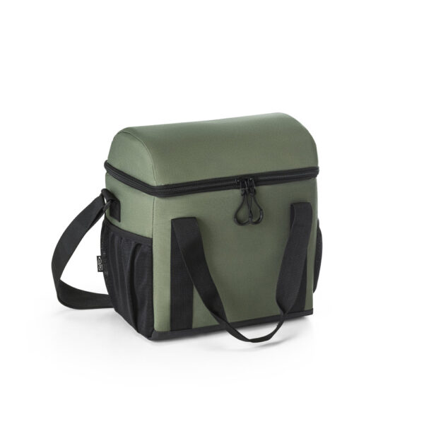 Bolsa térmica almofadada 600D ripstop em poliéster reciclado (100% rPET) - Brinde Corporativo Personalizado | Enova