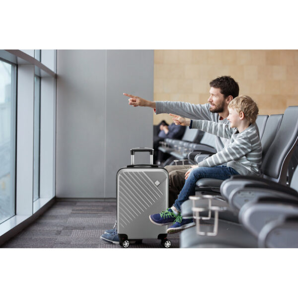 Mala de viagem executivo em ABS com interior forrado - Brinde Corporativo Personalizado | Enova