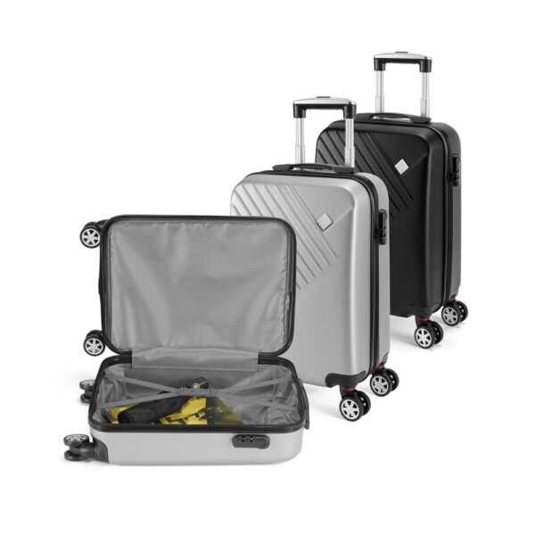 Mala de viagem executivo em ABS com interior forrado - Enova Brindes Personalizados