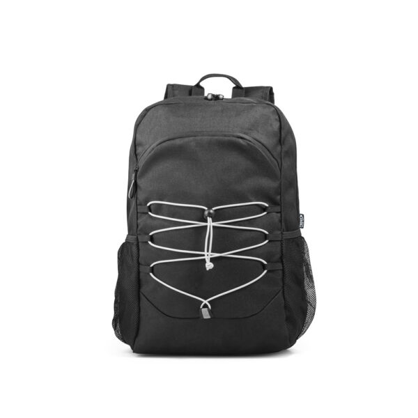 Mochila para notebook em 300D poliéster reciclado e 600D poliéster reciclado 15'6" - Brinde Corporativo Personalizado | Enova